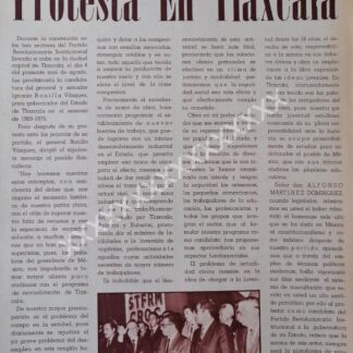 CARTEL ANTIGUO. IGNACIO BONILLA VAZQUEZ RINDE PROTESTA 1969 /PLT