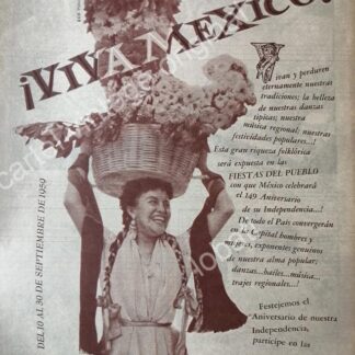 CARTEL ANTIGUO ORIGINAL DE LA LOTERIA NACIONAL. 1959 / 55