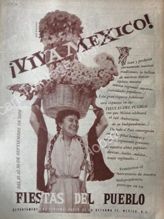 CARTEL ANTIGUO ORIGINAL DE LA LOTERIA NACIONAL. 1959 / 55