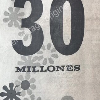 CARTEL ANTIGUO ORIGINAL DE LOTERIA NACIONAL. 1964 /120