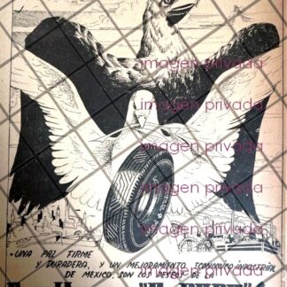 PUBLICIDAD PATRIOTA ANTIGUA CIA. ANTIGUA HULERA EL POPO 1945