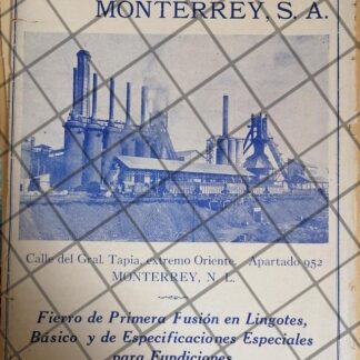 PUBLICIDAD ANTIGUA FUNDIDORA MONTERREY 1946 /30