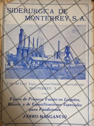 PUBLICIDAD ANTIGUA FUNDIDORA MONTERREY 1946 /30