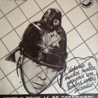 CARTEL ANTIGUO LOTERIA NACIONAL 1940s /200