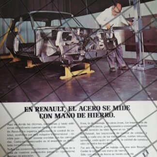 AFICHE ANTIGUO RENAULT MEXICANA 1980s