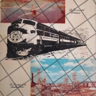 AFICHE RETRO FERROCARRILES NACIONALES 1956 /40
