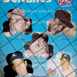 PORTADA ANTIGUA 50 ANIVERSARIO DE SULTANES DE MONTERREY