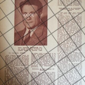 PUBLICIDAD ANTIGUA BANCO NACIONAL DE CREDITO EJIDAL 1943 MG