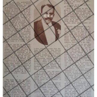 AFICHE RETRO EL POETA RAFAEL DELGADO 1939