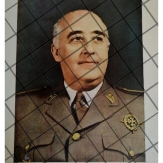 FOTO GRABADO ANTIGUO. GRAL. FRANCISCO FRANCO 1948