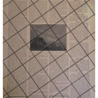 AFICHE RETRO CAMILO FLAMMARION VATICINA FIN DE GUERRA 1918