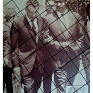 AFICHE RETRO. ADOLFO LOPEZ MATEOS Y LUIS UGARTE /PEMEX