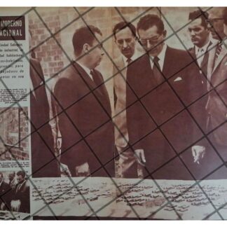 AFICHE RETRO. INICIAN UNIDAD HABITACIONAL CD. SHAGUN