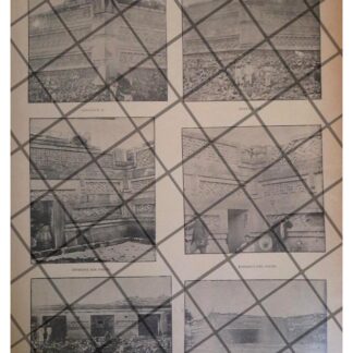 AFICHE RETRO LAS RUINAS DE MITLA, OAXACA 1895