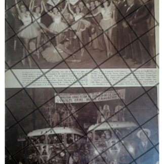 AFICHE RETRO MITIN POLITICO PRO MANUEL AVILA CAMACHO 1944