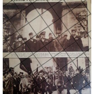 AFICHE RETRO EL GENERAL. EISENHOWER ENTRA EN PARIS 1944