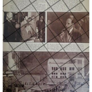 AFICHE RETRO AVILA CAMACHO ABRE PLANTA IXTAPANTONGO