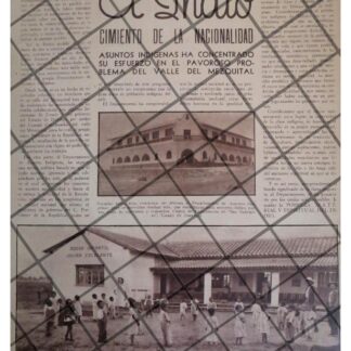 AFICHE RETRO CASA HOGAR JULIAN ESCALANTE 1944 GUERRERO