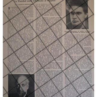 AFICHE RETRO DURA CRITICA AL MUSICA CARLOS CHAVEZ 1922