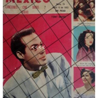 PORTADA ANTIGUA, TONY MORO Y OTROS ARTISTAS 1953