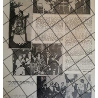 AFICHE RETRO EL COUNTRY CLUB , ALTA SOCIEDAD 1922