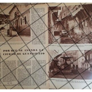 AFICHE RETRO. POR QUE SE INUNDA GUANAJUATO 1969