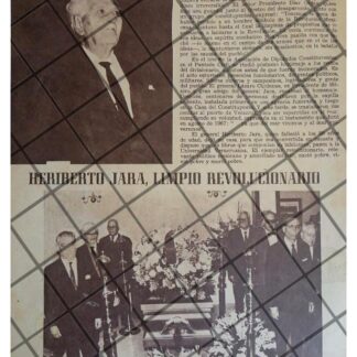 AFICHE RETRO. MUERE HERIBERTO JARA CORONA 1968
