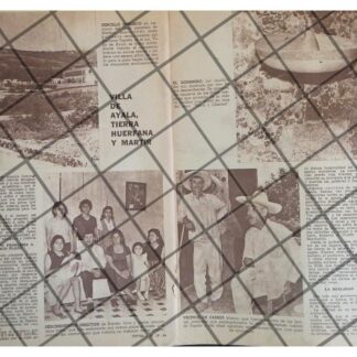 AFICHE ARETRO VILLA DE AYALA DESCENDIENTES EMILIANO ZAPATA