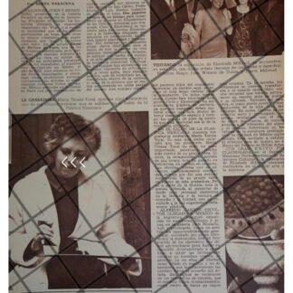 AFICHE RETRO LA PINTORA ELIZABETH MILLIOUD Y OTROS 1969