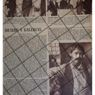 AFICHE RETRO PINTOR. FELIPE EHRENBERG Y RUFINO TAMAYO