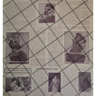 AFICHE RETRO MUERE EL PINTOR AUGUSTO RODIN 1917