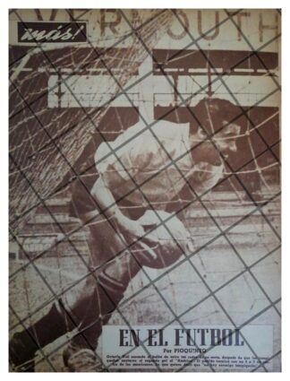 AFICHE RETRO EL PORTERO, OCTAVIO VIAL. CLUB AMERICA