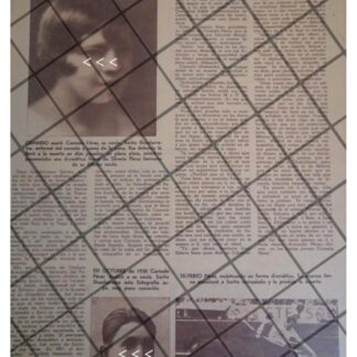 AFICHE RETRO LA MUERTE DE CARMELO PEREZ Y SU NOVIA 1951