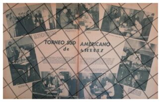 AFICHE RETRO TORNEO SUDAMERICANO DE AJEDREZ 1930