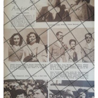 AFICHE RETRO JET SET EN HIPODROMO DE LAS AMERICAS 1944