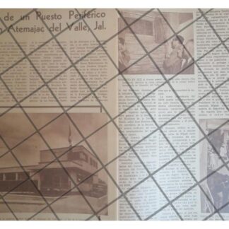 AFICHE RETRO INAUGURAN CLINICA IMSS. ATEMAJAC, JAL 1951