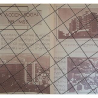 AFICHE RETRO INAUGURAN EDIFICIO DEL I.M.S.S 1951