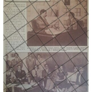 AFICHE RETRO INAUGURA ASOCIACION. AUDITORES. S.C. 1953