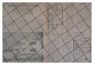 AFICHE RETRO PLANOS DEL ARQUITECTO VICTOR A. MARTORELL /6