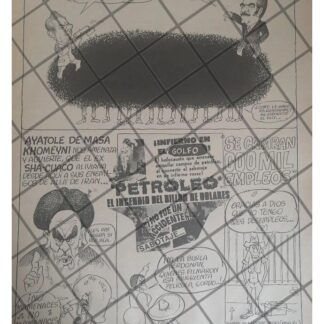 CARICATURA RETRO JESUS CASTRUITA CRISIS DEL PETROLEO 1979