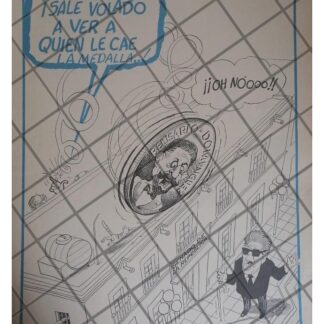 CARICATURA RETRO DE JESUS CASTRUITA /FIDEL VELAZQUEZ