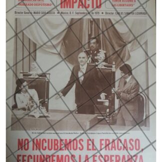 AFICHE POLITICO RETRO. BEATRIZ PAREDEZ, LOPEZ PORTILLO 1979