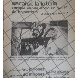 AFICHE ANTIGUO LOTERIA NACIONAL 1979 /240