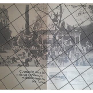 CARTEL RETRO PHILIPS Y EL KIOSKO DE COYOACAN 1979