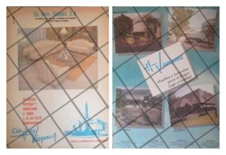 2 AFICHES RETRO MUEBLERIA HERMANOS VAZQUEZ 1980s