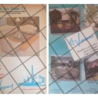 2 AFICHES RETRO MUEBLERIA HERMANOS VAZQUEZ 1980s