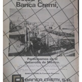 AFICHE RETRO BANCO BANCA CREMI 1977 /17