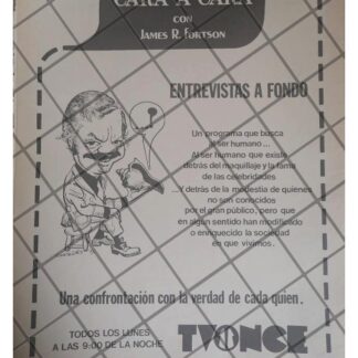 PUBLICIDAD RETRO TELEVISORA TV ONCE. JAMES R. FORTSON 79