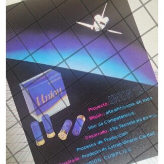 AFICHE PUBLICITARIO RETRO CARTUCHOS P. ESCOPETA. UNION /2