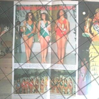 AFICHE RETRO SEÑORITA MEXICO 1979. MARIA DIAZ TEJADA 1979